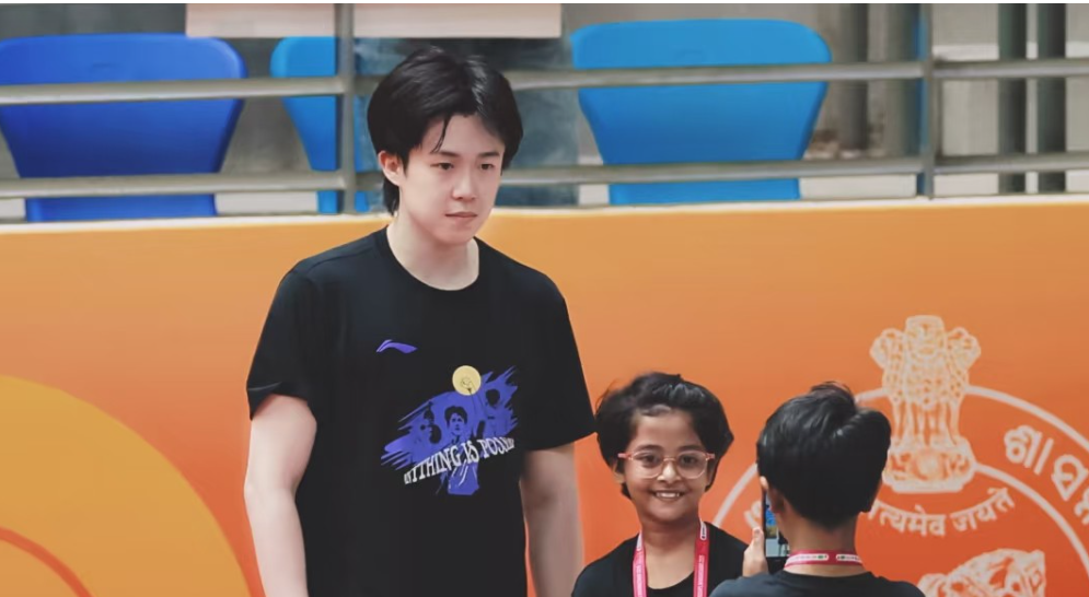 但国乒队员, 比赛场馆里, amp